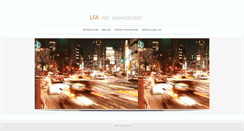 Desktop Screenshot of lfa-art.com